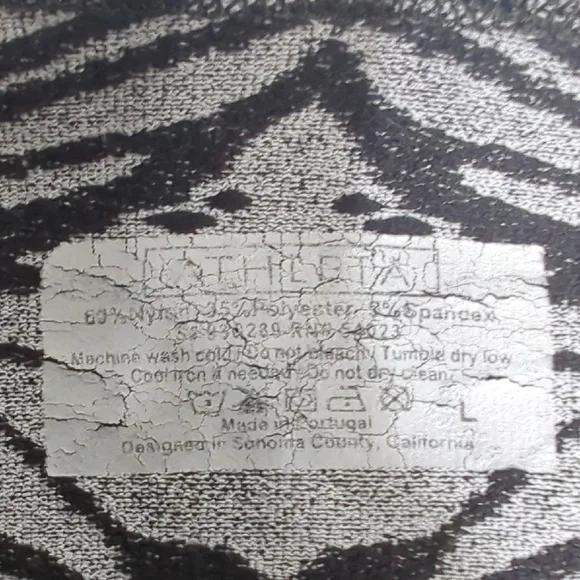 Athleta Black and Gray Hoodie Jacket Lg - Picture 10 of 10